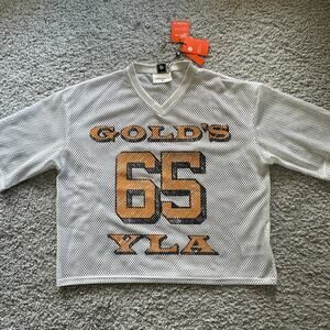 Men's YoungLA4078 - Golds Gym Jersey. XL, NWT, White(SOLD OUT)